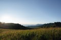 caucasus mountains with steep cliffs and precipices Royalty Free Stock Photo