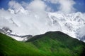 Caucasus Mountains in summer Royalty Free Stock Photo