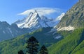 Caucasus summits Royalty Free Stock Photo