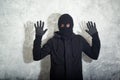 Caught burglar Royalty Free Stock Photo