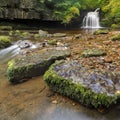 Cauldron Falls, West Burton, Yorkshire, UK.