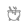 Cauldron line icon