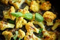 Cauliflower baked in batter