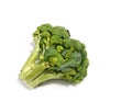 Cauliflower broccoli on white background