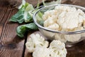 Cauliflower (close-up shot) Royalty Free Stock Photo