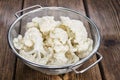 Cauliflower (close-up shot) Royalty Free Stock Photo