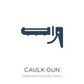 caulk gun icon in trendy design style. caulk gun icon isolated on white background. caulk gun vector icon simple and modern flat Royalty Free Stock Photo