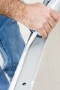 Caulking Closeup Royalty Free Stock Photo