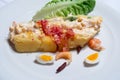 Causa Limena, a Typical Dish in Peruvian Cuisine Royalty Free Stock Photo