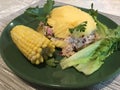 Causa rellena, a typical dish from Peru. Photo image