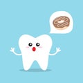 Causes of caries Royalty Free Stock Photo