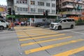 Causeway Bay street view in Hong Kong Royalty Free Stock Photo