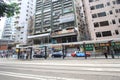 Causeway Bay street view in Hong Kong