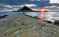 The causeway leading to St Michaels Royalty Free Stock Photo