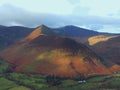 Causey Pike from Catbells Royalty Free Stock Photo