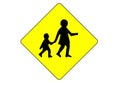 Caution Children Crossing signal