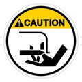 Caution Cutting Hazard Symbol Sign, Vector Illustration, Isolate On White Background Label .EPS10