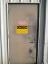 Caution Door