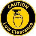 Caution Low Clearance Watch Your Head Sign