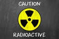 Caution Radioactive Symbol