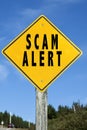 SCAM Alert sign Royalty Free Stock Photo