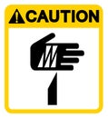 Caution Sharp Point Symbol Sign, Vector Illustration, Isolate On White Background Label .EPS10