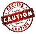 Caution sign Royalty Free Stock Photo