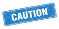 caution sign. caution grunge stamp. Royalty Free Stock Photo