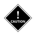 Caution signs. Symbols of danger and warning signs. warning attention.