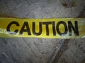 Caution tape Royalty Free Stock Photo