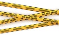 Caution tape vector illustration showing multiple DO NOT CROSS warning strips, ideal for safety, crime scene, and