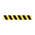 Caution Tape Repeating Pattern Vector Royalty Free Stock Photo