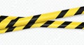 Caution tape warning barrier safety Royalty Free Stock Photo