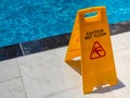 Caution Wet Floor Warning Sign