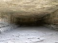 Cava d`ispica gymnasium cave in sicily italy