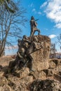 Cava de Viriato statue, Lusitanian military chief led the people against the dominion that Rome exerted in the Iberian Peninsula