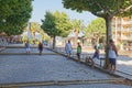 Cavalaire-sur-Mer -  Petanque players Royalty Free Stock Photo