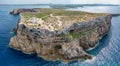 Cavalleria Lighthouse at north coast of Menorca (Balearic Islands)