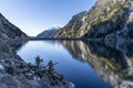 Cavallers reservoir in National Park of AigÃÂ¼estortes and lake of Sant Maurici