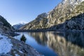 Cavallers reservoir in National Park of AigÃÂ¼estortes and lake of Sant Maurici