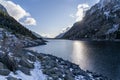 Cavallers reservoir in National Park of AigÃÂ¼estortes and lake of Sant Maurici