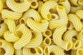 Cavatappi pasta background Royalty Free Stock Photo