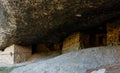 Cave with abodes of ancient orthodox hermits near Kastraki