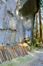 Cave of Amitabha of Risshaku-ji - Yamadera Royalty Free Stock Photo