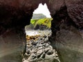 Cave on the atlantic ocean