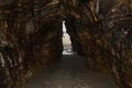 Cave on the Beach of the Cathedrals Royalty Free Stock Photo