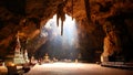 Cave Buddhism Phetchaburi Thailand