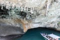 The cave of Bue Marino on the island of Sardinia