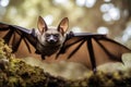 cave buzzard Bat myotis flight closeup mammal nature greater conservation face wild nocturnal rock background colony insecticide