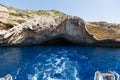 Cave in the Cabrera island Royalty Free Stock Photo